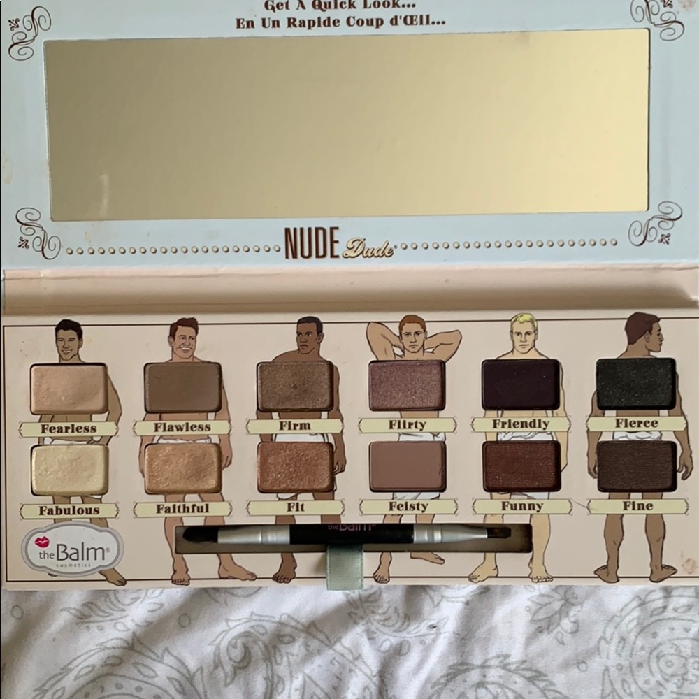 Two nude eyeshadow palettes